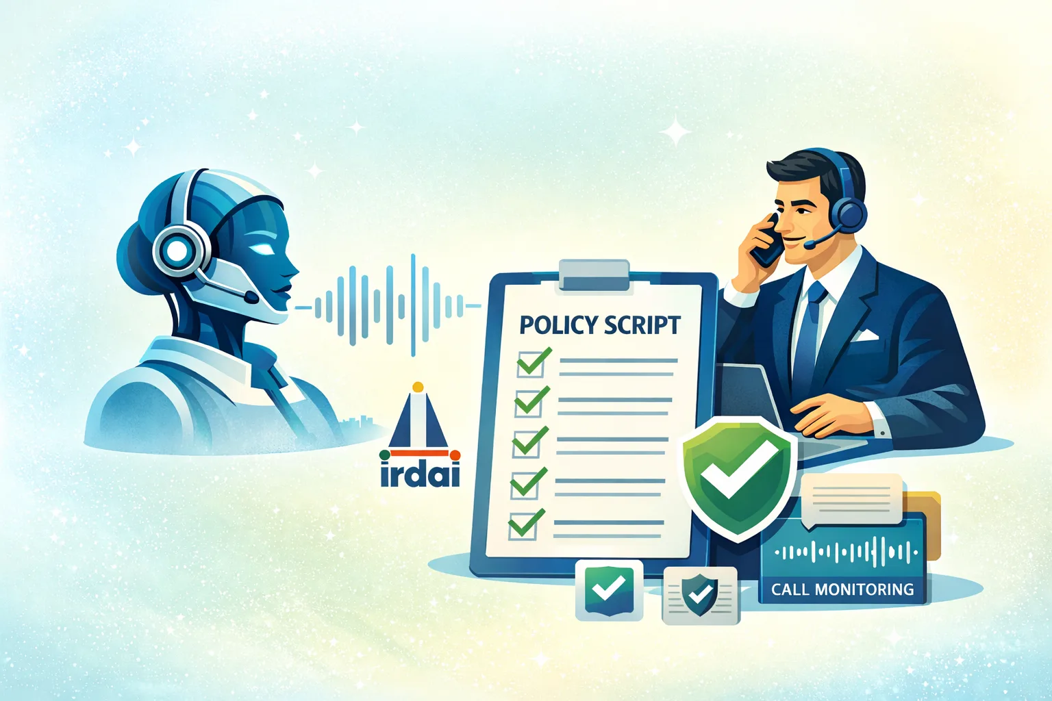 IRDAI compliant call scripts